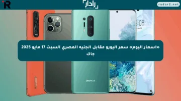 «أسعار اليوم» سعر اليورو مقابل الجنيه المصري السبت 17 مايو 2025 جاك